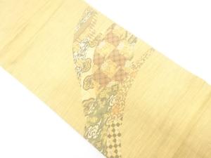 名物裂織り出し　名古屋帯